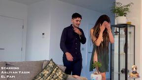 Aaliyah Lets Her Husband's Best Friend Give Her a Deep Creampie