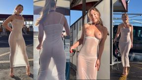 Im Washing My Car In A Seethrough Dress Street Voyeur Fantasy