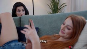 Lilly Bella's Wild Girlfriend Fight in Passionate Heat