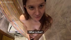 My husband chose and made intimate haircut to me, but then couldn'd resist and fucked me