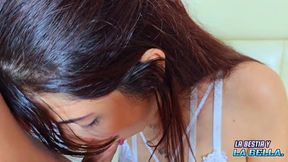 Beautiful Colombian Has Surprise Her Friend Hard Anal Sex with Footjob Footjob Cum on Feet