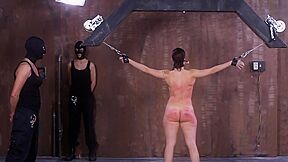 The Prison Punishment :: Hardcore BDSM Whipping Scene with Public Punishment