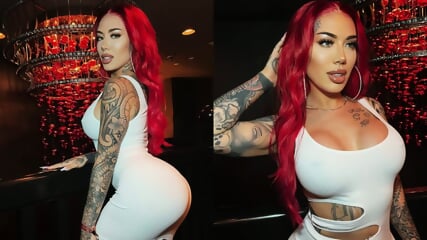 wife getting fucked in a club