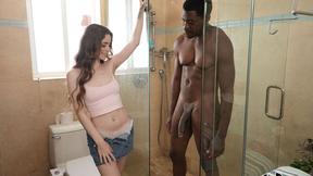 ”Renee's huge black dick Adventure at Friend's House”