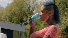 Fake Tity Hardcore Tattoo Slut Gets It Good