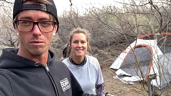 Amateur couple's wild outdoor sex in Vegas