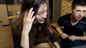 Real Homemade Amateur Threesome Blowjob