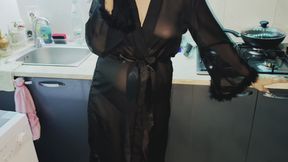 My mother-in-law grabbed me by the penis and dragged me to her couch! I had to satisfy this and entertain her with a frank conversation!