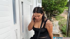 I buy my neighbor a glass of wine, we get aroused and he fucks me wildly! I love his big cock