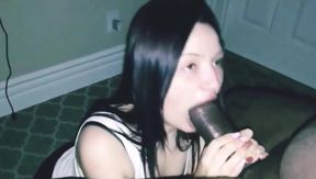 White Girl's Wild Interracial Passion with Huge BBC