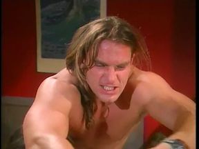 Big muscle man fucks this young brunette whore's mouth