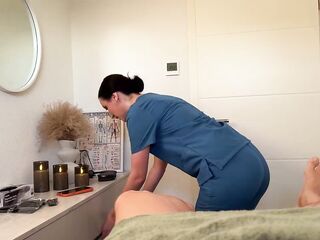 When the massage unexpectedly crosses the line into pure, irresistible enjoyment