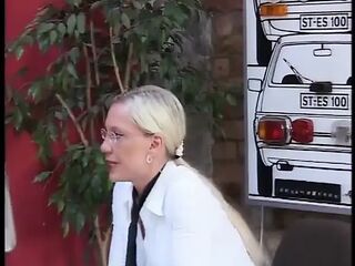 Office Secretary From Germany Gotta Please 2 Schlongs Jointly