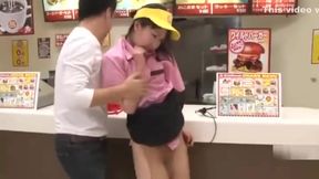 Slurping M-Fast Food Orgy: Old Asian Stud Creampies Two Horny Teens in Bandages