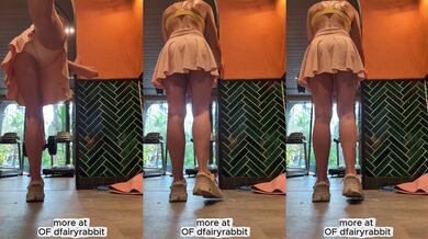 Sweaty redhead workout just to have my tight hole destroyed