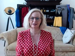 Big Boobed Blonde Masturbates With A Dildo In The Bathroom