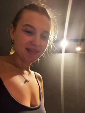 Squirting in public. Huge anal plug in tight ass