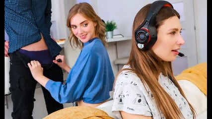 Thin Teen Seduces Stepsister's Fiance With Wild Blowjob