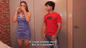 Hung Step-son Finally Bangs His Stepmom Daniela Gomez In A Hotel Room