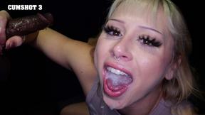 ”Damn! 13 cumshots swallowed between you two!”