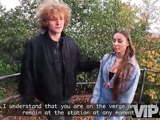 VIP4K. Roksolana Mir Suck a Stranger's Rod, that will solve our Financial Problems