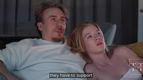 Blonde Bombshell Fucked Hard from Behind on Couch, Creampie Finish in 4K HD, Fuck Yeah! Tim Team Delivers Again