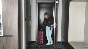 Cheating wife caught masturbating gets fucked rough and facialed