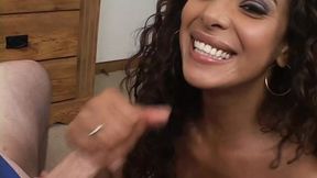 Hot brunette milf gets fucked hard from behind