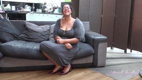 Auntjudys - Hairy BBW MILF Cassy Hill Shows off Her Big Natural Tits