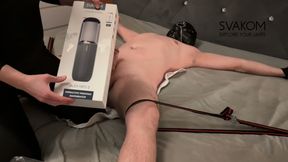 Cruel Post orgasm Handjob after SVAKOM ALEX NEO 2 Review - Code SCARLETT20