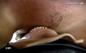 Hot Czech blonde babe with her fucking machine