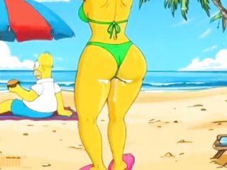 Married Housewife Likes Sucking and Screwing Large Ebony Rods. Toon Parody. The Simpsons parody. Most excellent Compilation Bitch Wife