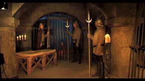 The Guard Fucks the Beautiful Prisoner in the Ass