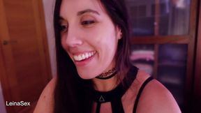 Spanish babe takes fucked by a ghost in a live cam show