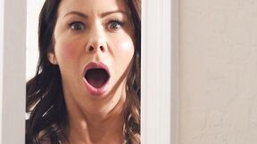 ”Brazzers - Step Mom Caught step daughter Masturbating, Then BF Joins - Alexis Fawx & Aubree Valentine”