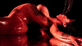 Demon Girl Bondage Cumflation - Canela Skin as The Devil gets Creampied &amp; Monster Quad Penetration