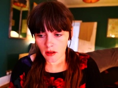 Hot brunette amateur MILF rides hubbys cock