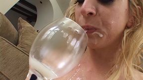 Nsatiable Blonde MILF Slut Gets All Holes Rammed and Filled by a Cock Horde