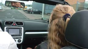 German drivers allows only sexy sluty girls to take the sit