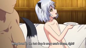 Catgirl has the hots for the hero.