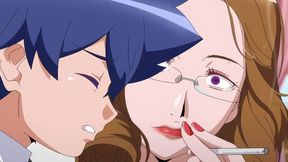 Lucky cock fucks two older classmates with big boobs - Hentai