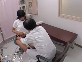 Asian gyno video with pussy examined by the gynecologist