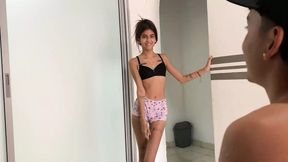 I&amp;#039;m jerking off in my living room but my greedy comes to give me pleasure