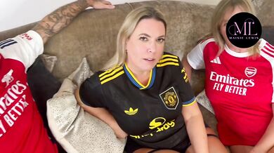 Horny ANAL couple swap! 2 filthy british milfs love it up the ass!