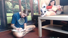 Can't resist her barefeet