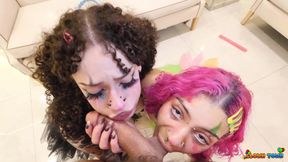 Clown Town Ep.2: Ass Eating, Squirting Cum Clown Sluts