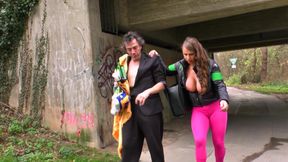 German DP Piss Slut Gets Wild Double Pound