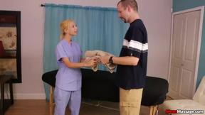 Blonde Teen Delivers Erotic Rough Finish