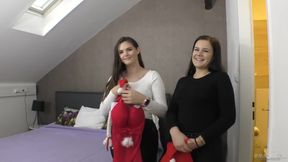 Two busty Czech BBWs in threesome