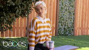 The Sexual Fantasy Of Blonde Busty Skye Blue With Nerd